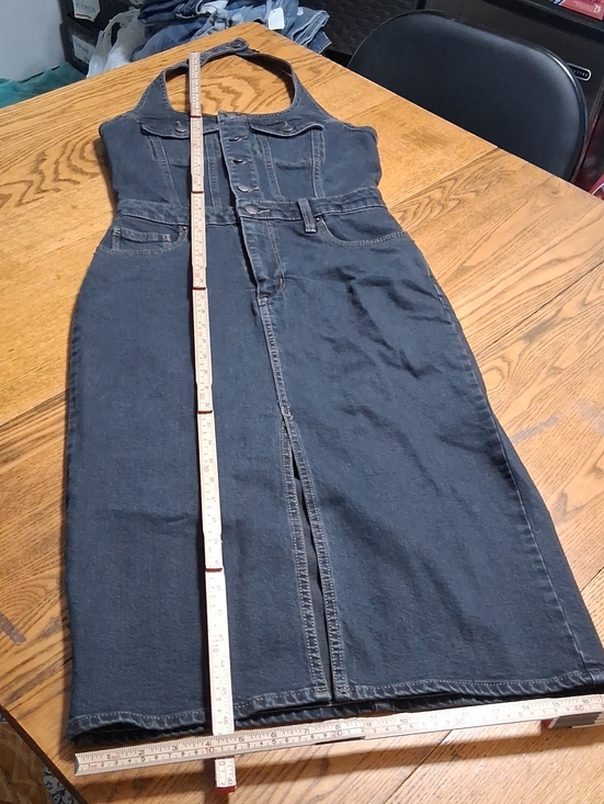Universal Thread Dresses & Skirts - UNIVERSAL THREAD Jeans Dress Womens Denim  4 DARK BLUE  Preowned Used
